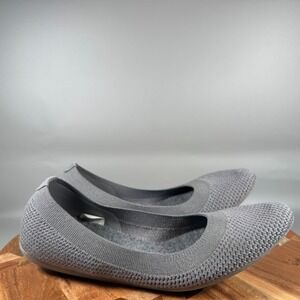 Allbirds Tree Breezers Women's Flats Grey Ballet Comfort Shoes Size 10.5
